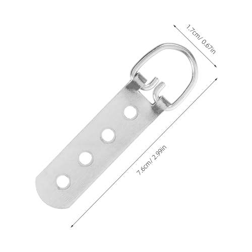Image of DIY Picture Frame Hardware 8pcs Metal D-Ring Screws d Hooks for Wall Hanging Heavy Duty