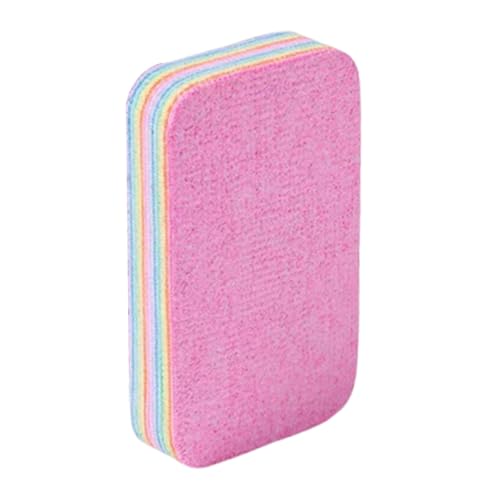 Esponja Lavavajillas - Esponjas Lavavajillas - Estropajo De Alambre Para Superficies Húmedas Y Secas | Limpiador Abrasivo Absorbente Extraíble Para Cuencos, Platos, Ventanas, El Hogar, El Baño, La Coc
