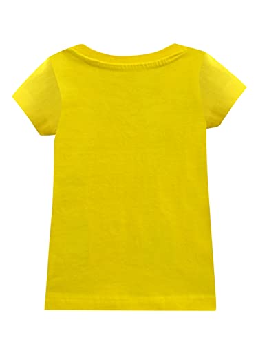 Image of A.T.U.N. (ALL THINGS UBER NICE) Girls Cotton Regular Fit Stylish Printed T-Shirt Cool & Breathable