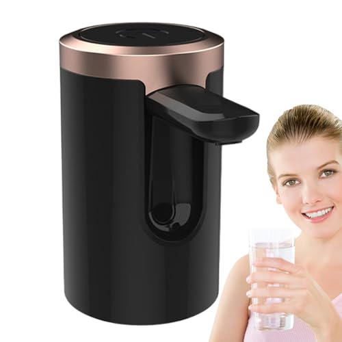 Dispensador de bomba de galón, dispensador de agua caliente y fría, bomba de botella de agua, grifo automático eléctrico para uso doméstico, oficina, camping, dormitorio, cocina, exterior, viajes