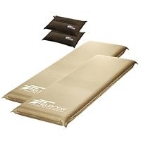 Amazon | FIELDOOR 車中泊マット 10cm厚 2個 ＆インフレータブル