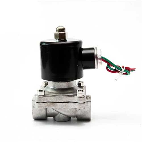 Válvula solenoide de acero inoxidable de alta resistencia, 3/4 pulgadas y 24V 2