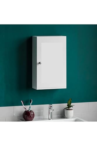 Tek Kapaklı 2 Raflı Askıda Banyo Dolabı Havlu Dolabı Sabunluk Kiler Dolabı Banyo Üst Dolap