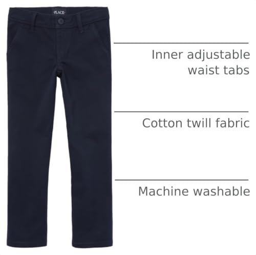 Image of The Children's Place Boys Stretch Super Skinny Jeans, Black DNM, 4 Husky