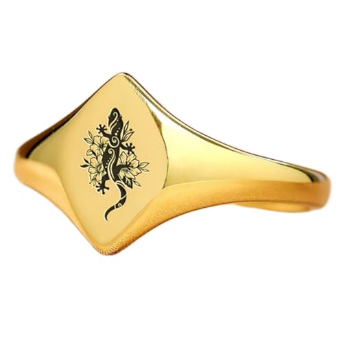Bague lézard marquise en argent plaqué or le bijou cadeau idéal