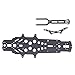 SPYMINNPOO RC Chassis Plate, Carbon Fiber CNC Machining Chassis Plate Compatible with YD2-Z RC Racing Car Sportinggoods Body Parts(Black£©