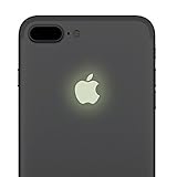 iPhone 7 Glow in the Dark Apple Color Changer Decal Regular and Plus - Vinyl Decal Sticker for Phone