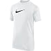 Nike Youth Legend Short Sleeve Shirt - White-XL