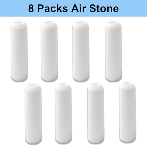 Image of 8-Pack Airstone Replacement for BiOrb Aquarium - Compatible with Classic, Halo, Tube, Life - Air Stone & Bubble Stone Diffuser