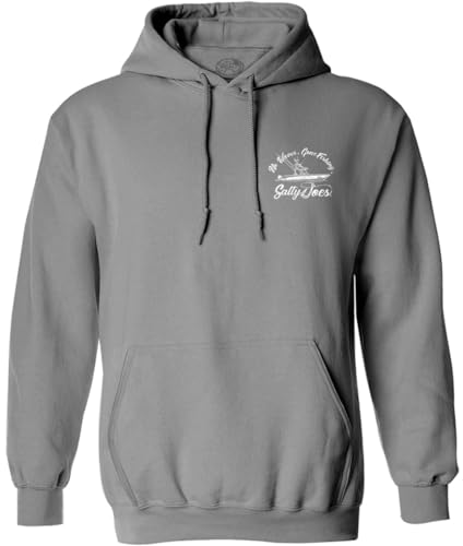 SALTY JOES Men's Fishing Boat Logo Pullover Hooded Sweatshirts2