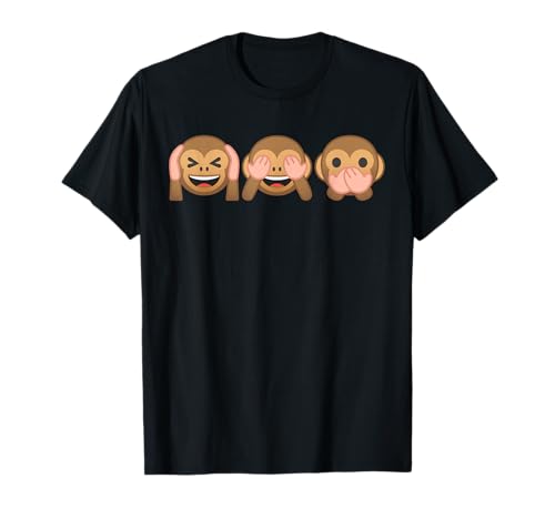 Image of See No Evil Hear No Evil Speak No Evil Monkey T-Shirt
