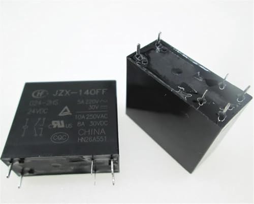 Relais 24V HF140FF 024-2Hs JZX-140FF composant électronique 6 broches CC 20pcs