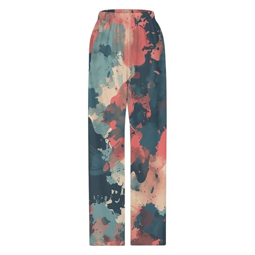 Red And Blue Camouflage PatternChildren's Casual Pajamas110CM3