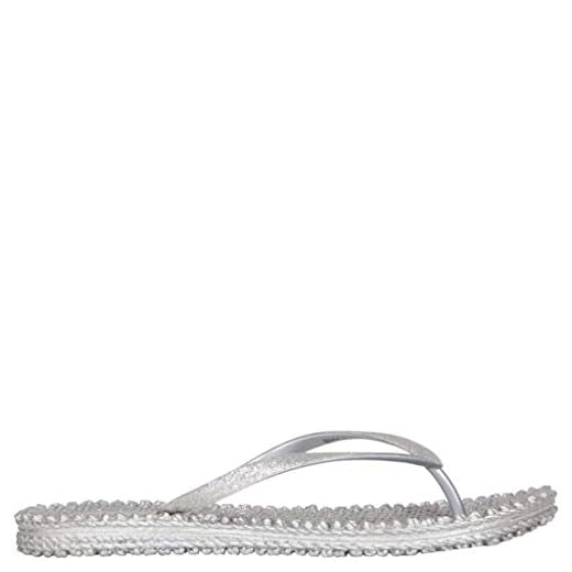 ILSE JACOBSEN HORNBÆK Dam Cheerful01 Flip Flop, - silver - 40 EU