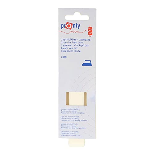 Pronty 930900000 HemTape, blanco, 20 mm