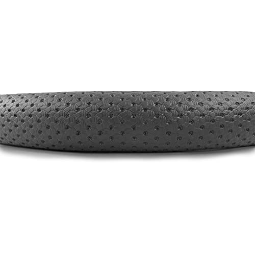 Image of CARMATE Car Steering Cover Super Grip 118 Compatible with Endeavour - Medium Grey