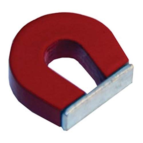 Dowling Magnets DO-731015 Magnets Alnico Horseshoe Magnet (2 inches high) with keeper Red