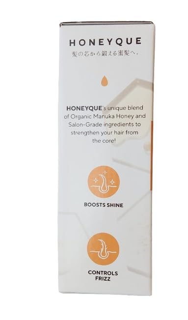 HoneyQue Deep Repair Shampoo and Conditioner Set, 15.2 fl oz, with Manuka Honey & Protein Complex | Japanese Hair Care Sulfate-Free - Image 4