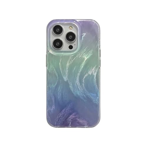 Coque iPhone 15 Pro Max argentée au fini laser premium