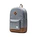 Herschel Heritage Backpack, Grey/Tan Synthetic Leather, Classic 21.5L, (10007-00061-OS)