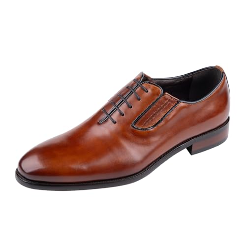Men's Genuine Leather Oxford Dress Shoes - Handcrafted Formal Business Shoes for Wedding, Party & Office Wear, Classic Style with Premium Comfort, Ideal for Professional & Special Occasions2