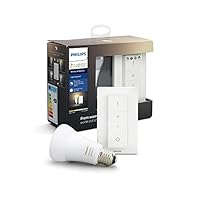 Philips Hue White Ambiance Lampadina LED Smart, Luce Bianca da Calda a Fredda, Dimmerabile, Attacco...