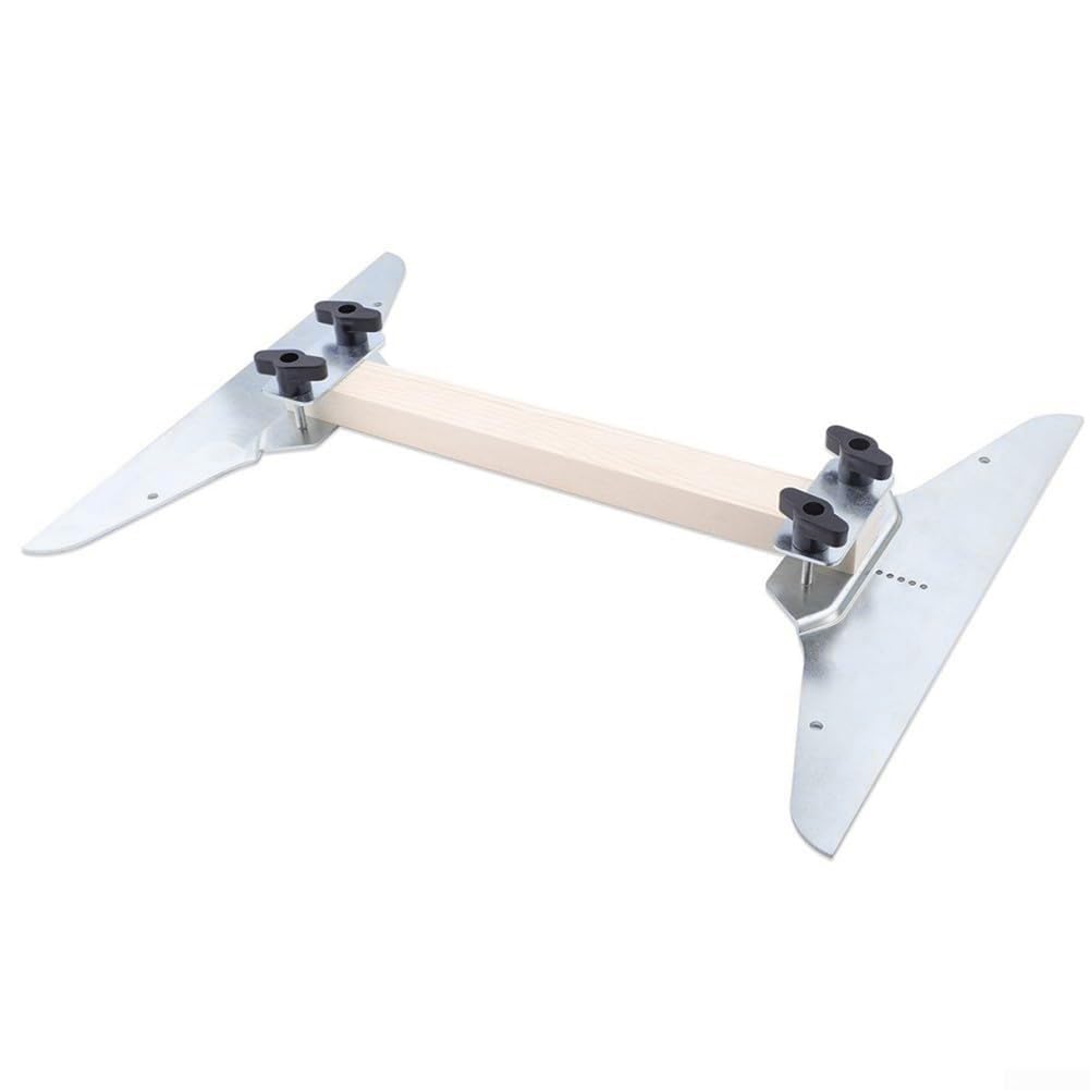 Jnchdghwa As Shown Stair Tread Gauge Template Tool For Accurate Stair And Shelf Cuts, Adjustable Steel Measuring Tool Layout