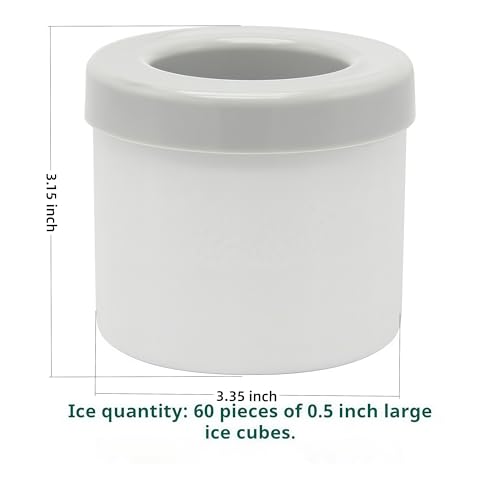 Molde silicona para cubos de hielo cilíndrico 2 piezas miniatura 7