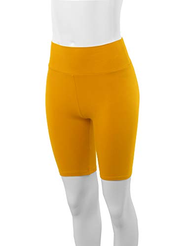 A2Y Women's Running Exercise High Waisted Bike Cotton Shorts4