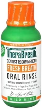 TheraBreath, Fresh Breath Oral Rinse, Mild Mint Flavor , 3 fl oz (88.7 ml)