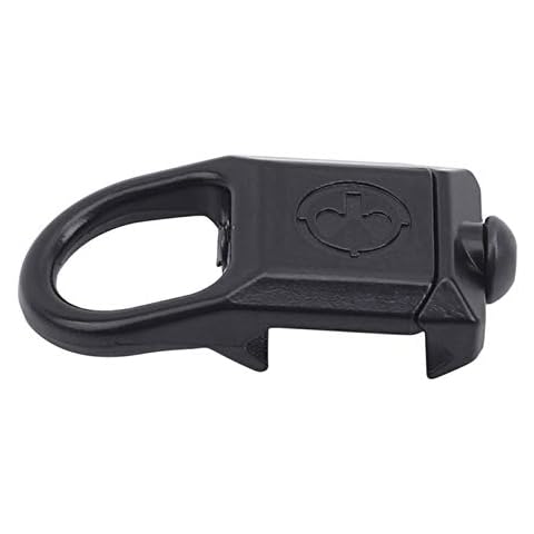 Garispace Tactical Clip Loop Schienenmontage Sling Adapter Clip Loop Rail Befestigung Wasserbombe Spielzeug Modifikation Teile Tactical Quick Detach Schnalle Sling Swivel Mount,Schwarz Cover