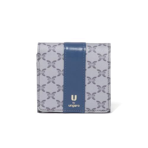 蝶々プリント 二つ折り財布