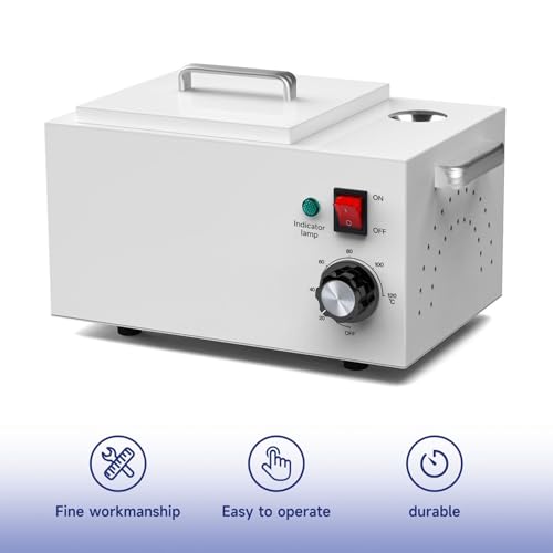 Podgrzewacz do wosku parafinowego, 2,5 l, 300 W, do kąpieli parafinowej z regulowaną temperaturą 20-120°C, lampka kontrolna, do twardego wosku i usuwania włosów