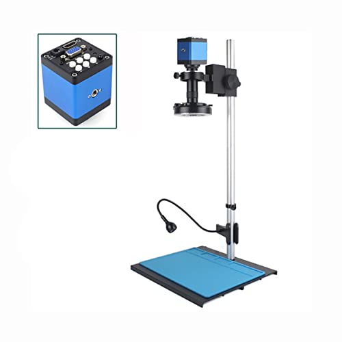 ラボ用顕微鏡アクセサリー 1-130xズーム工業用顕微鏡カメラ(D 13MP HDMI VGA)