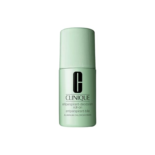 Clinique Antiperspirant-Deodorant Roll-On per tutti i tipi di pelle | Deodorante con protezione per tutto il giorno, non macchia e non appiccica, 75 ml