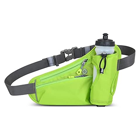TTCI-RR Bum Bag, Outdoor Waist Belt Running Bag Portable Ultralight Sport Waist Pack Phone Holder For Trailing Running Camping Hiking Waist Bag Waist Pack (Color : Green) Cover
