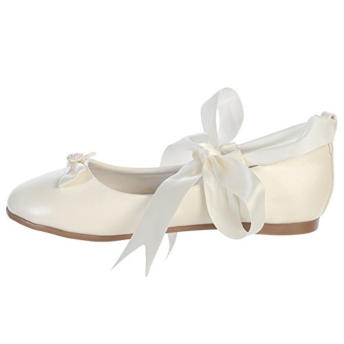 iGirlDress Ballerina Style Flats with Satin Ribbon3