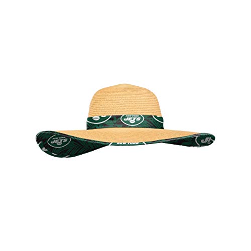 Image of FOCO NFL Womens Floral Straw Hat