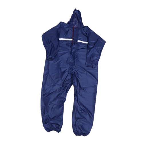 Tenue de pluie homme imperméable bleu foncé pour le travail