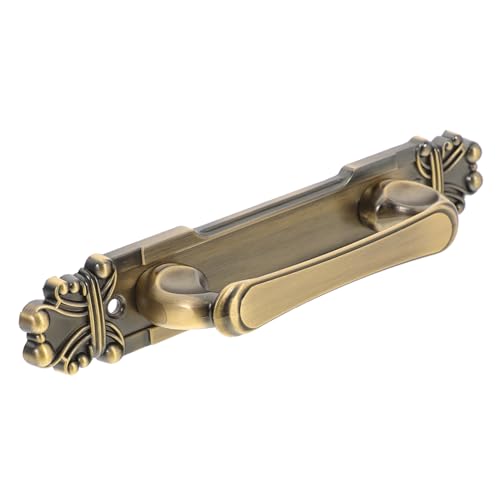 Lurrose Door Knob Vintage Cabinet Hardware Metal Door Pull Handle for Kitchen Dresser (Aluminum Alloy Space-Saving Sliding)