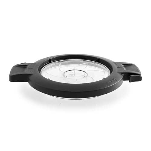Wonderchef Chef Magic Jar Lid | Covering Lid for Cooking Jar | Silicone Gasket for Perfect Sealing | With Lid Locks | Food-grade Material