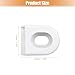 uxcell 4 Pcs Silicone Bicycle Cycling Crank Boot Protectors Mountain Bike Sleeve Crank Arm Cover Protection White
