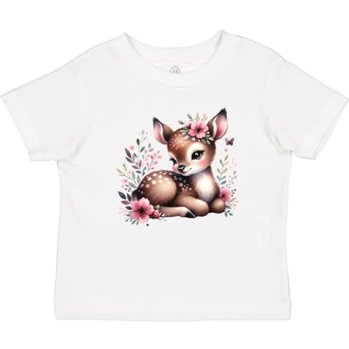 inktastic Baby Girl Deer Cottagecore Baby T-Shirt