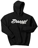 JUST RIDE Braaap Youth Hoodie Sweat Shirt Motocross Number Plate Custom Personalized
