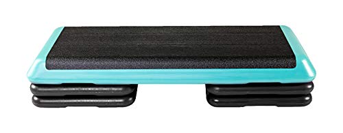 Freestyle Step F1010W The Step (Made In Usa) Original Aerobic Platform For Total Body Fitness – Health Club Size,Teal,F1010W, No Dvd cover