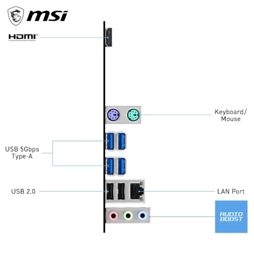 Carte mère MSI A520M AMD A520 AM4 DDR4 Micro ATX USB A compacte - vue 6