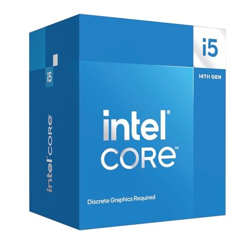 Intel® Core™ i5-14400F, processeur pour PC de Bureau, 10 cœurs (6 P-Cores + 4 E-Cores) jusqu'à...