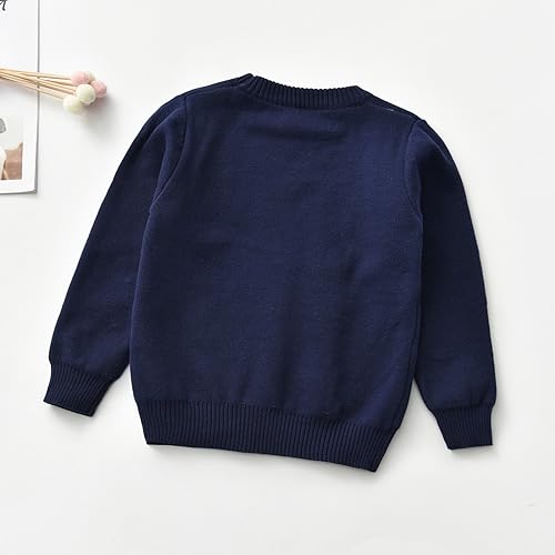 Infant Boy Girl Christmas Cartoon Sweater Fall/Winter Sweater Cute Cartoon Print Long Sleeve Tops Baby Girl Clothes2