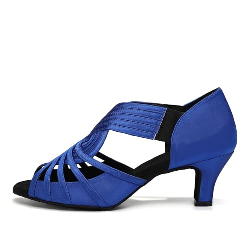 HIPPOSEUS Women's Professional Latin Dance Shoes Slip on Ballroom Salsa Bachata Performance Practice Dancer Shoes2