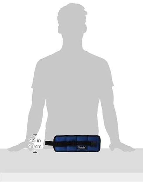 Kiefer 811400-3 Ankle/Wrist Weights (1-Pair), 1.5 Pounds Each, Dark Blue